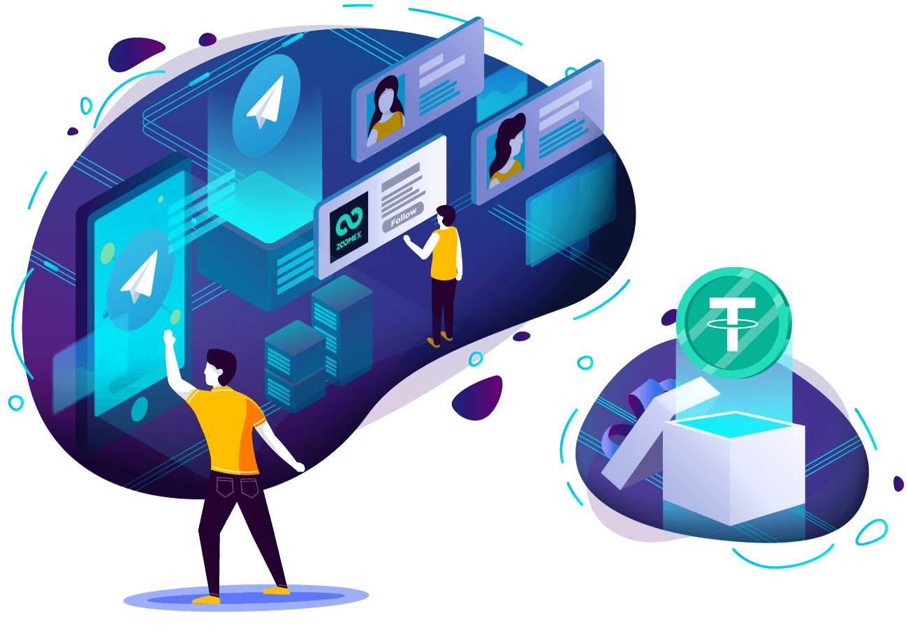 Zoomex日本の公式テレグラムに参加