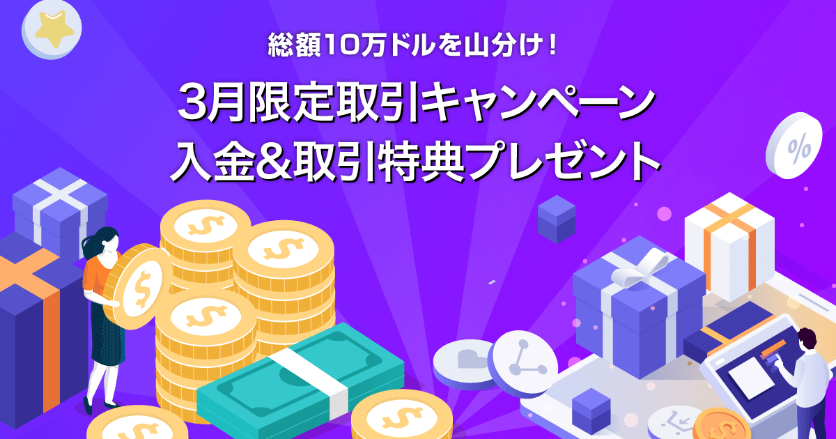 Zoomex 3月限定取引キャンペーン